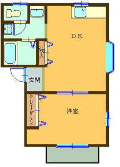 【間取り】 | 百里スカイハイツⅡ