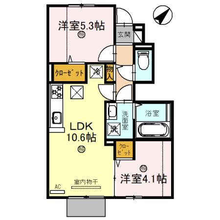 リコルド住吉の間取り