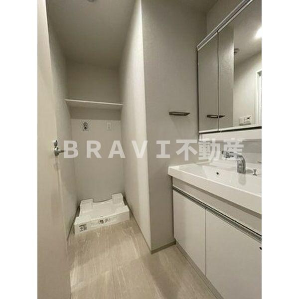 プラウディア今里 BRAVI不動産の洗面所