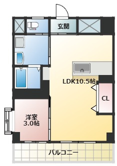 フレグラントよしのの間取り