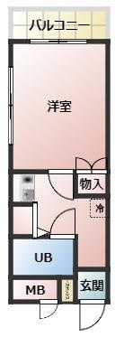足立区関原２丁目の賃貸マンションの間取り