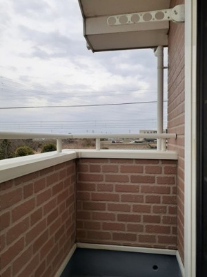 【バルコニー】 | ミルキーウェイ　Ｂ | 暖かな日差しのふりそそぐバルコニー