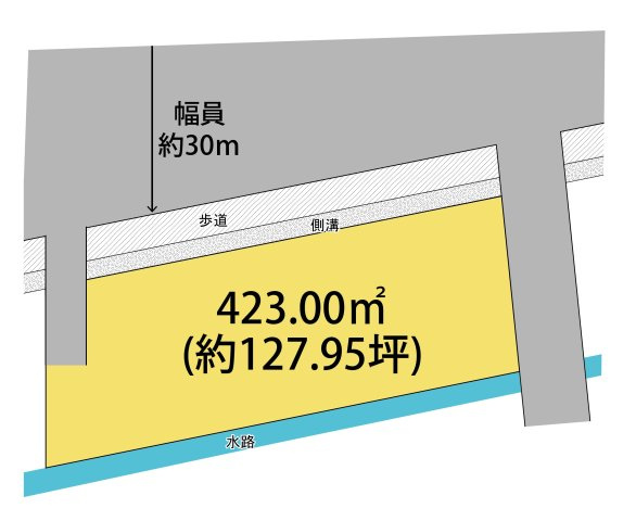 和歌山市楠本・土地・125556の区画図