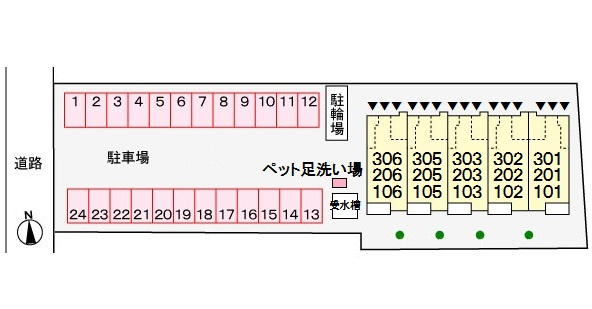 モデッサはるの区画図