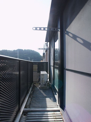 【バルコニー】 | ラフォーレ・アバンセA | 日当たり良好！お洗濯物がたくさん干せます♪