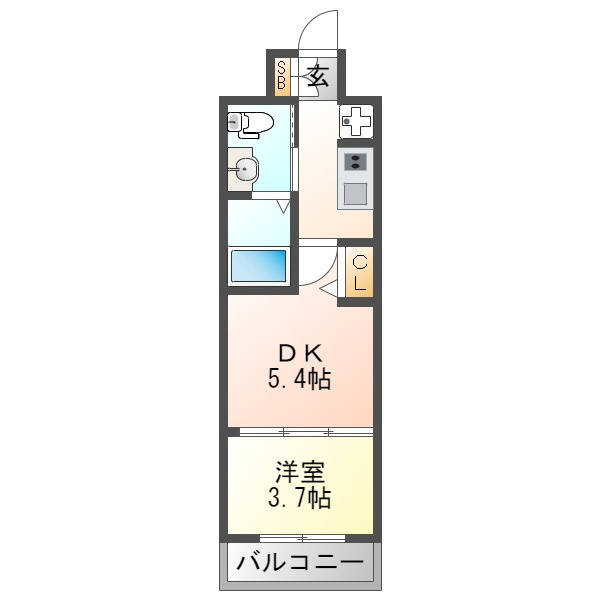 ＭＪＣ大阪リベルテの間取り