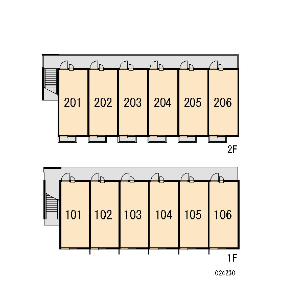 レオパレスサニーヒルの区画図|画像3