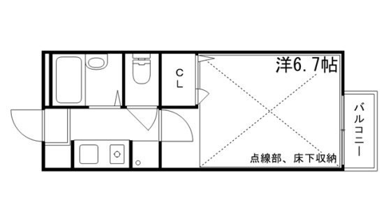 ノーブル青山Ⅱの間取り