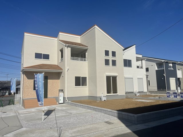 リーブルガーデン．Ｓ　本庄市吉田林　の外観|１号棟現地外観（2024年02月09日）撮影