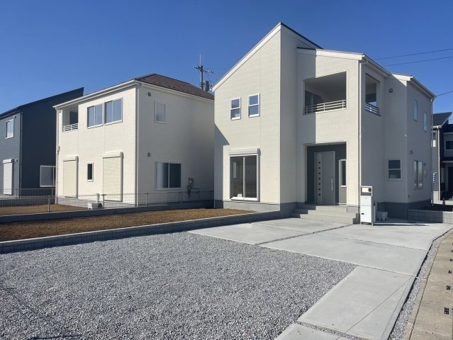 リーブルガーデン．Ｓ　本庄市吉田林　の外観|６号棟現地外観（2024年02月09日）撮影