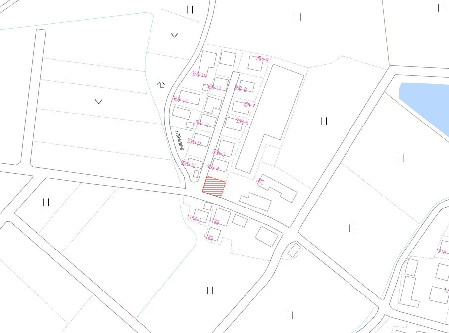 都城市太郎坊町の売地の土地図