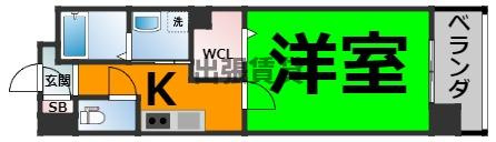 仲介手数料0円！Proudearの間取り