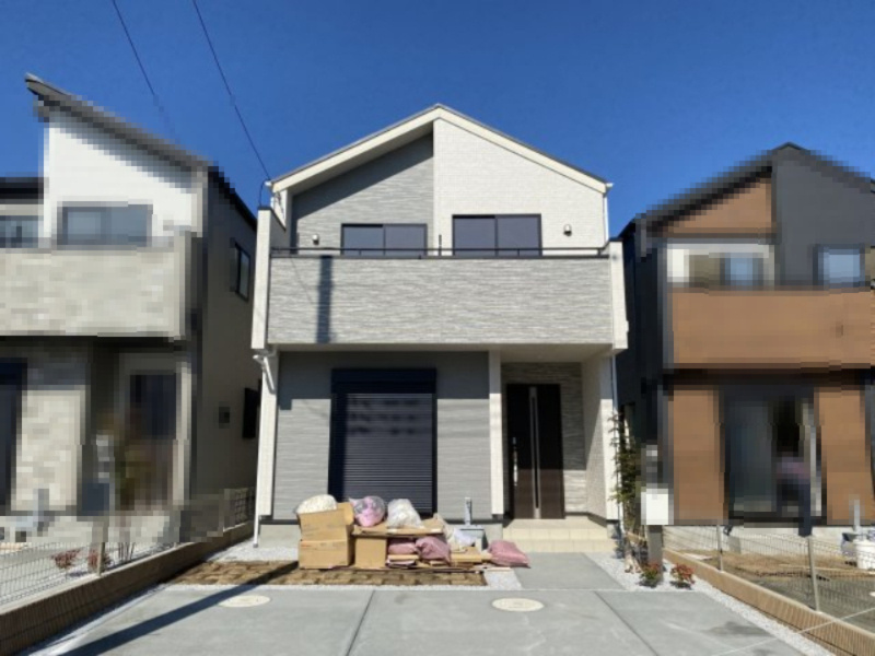 鴻巣市氷川町～新築分譲住宅～の外観|2024年2月下旬完成予定