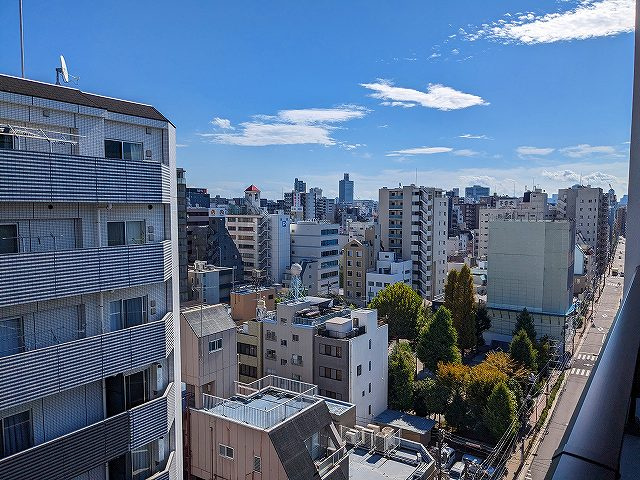 GEO ENT上野松が谷の設備|12Fの眺望、上層階は隅田川花火見えます