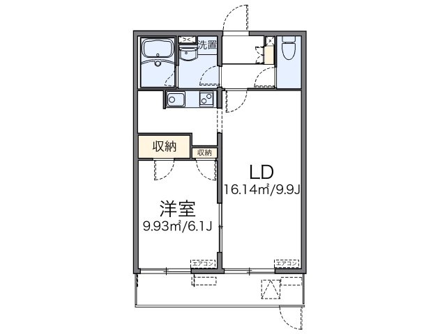 【間取り】 | レオネクストすずらん荘