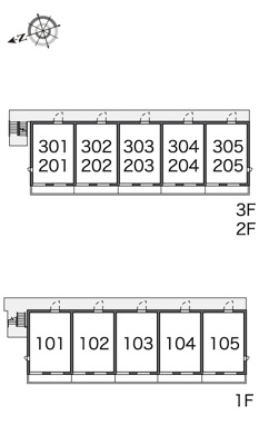 【区画図】 | レオネクストすずらん荘