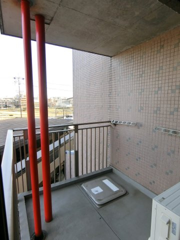 ノースウィングのバルコニー