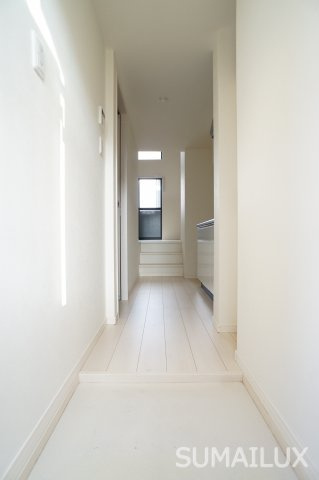 熊本市中央区八王寺町のアパートの玄関