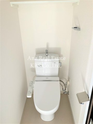【トイレ】 | エステムコートディアシティWEST | うれしい温水洗浄便座♪上に棚があって便利！