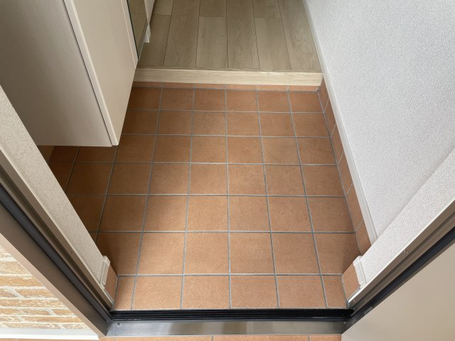 ザ・ビレッジグリーン飾東の玄関