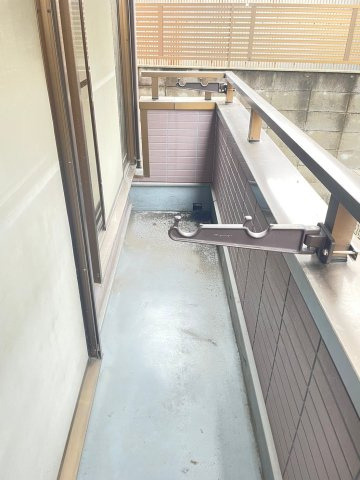 パセオ摂津2のバルコニー