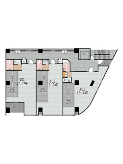 【間取り】 | 太平ビル | 401参照