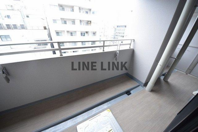 クレヴィアタワー大阪本町のバルコニー
