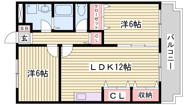 ハイツ山手の間取り