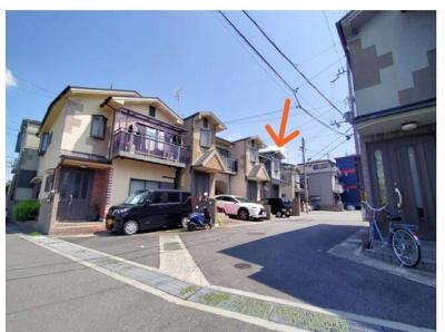 【前面道路含む現地写真】 | 長岡京市勝竜寺尻細