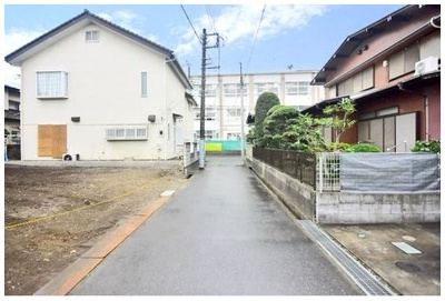【前面道路含む現地写真】 | 茅ヶ崎市松浪2丁目　売地