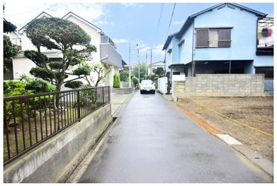 【前面道路含む現地写真】 | 茅ヶ崎市松浪2丁目　売地