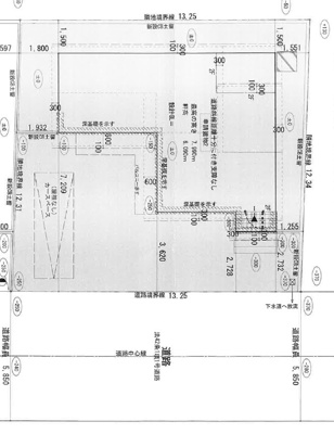 【区画図】 | 東根市一本木中古住宅 | 区画図