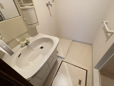 【洗面所】 | ビオトープ旭ヶ丘 | 忙しい朝には欠かせない洗面所です