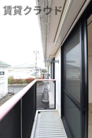 ニュープレミール　Ｃのバルコニー|バルコニーがあります