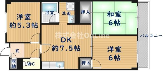 【間取り】 | ハイツブランシュ