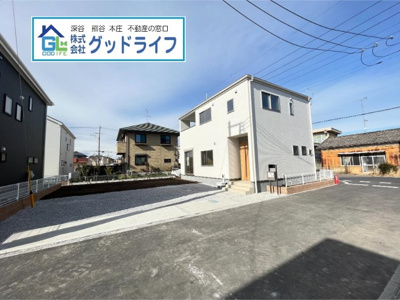 【前面道路含む現地写真】 | 本庄市小島　本庄第2小島　新築戸建　全7棟　6号棟　LiveleGardens　