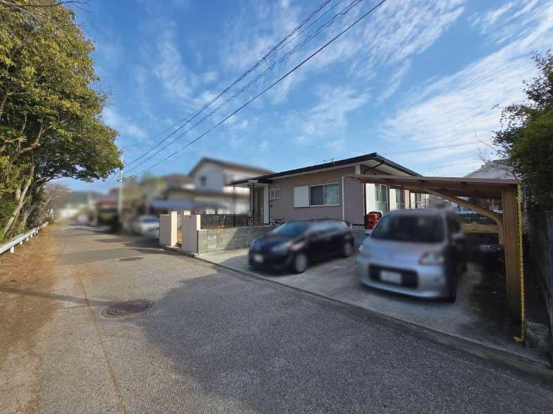 高知市瀬戸東町2丁目　中古平屋戸建ての外観