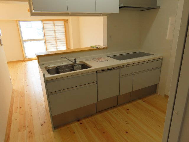 鏡川コーポA棟のキッチン