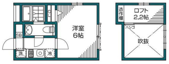 【間取り】 | グランエッグス三軒茶屋N