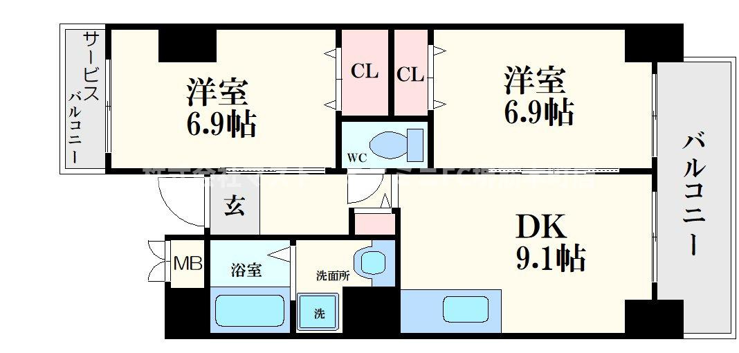 ノーブルコートの間取り