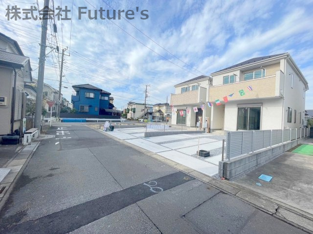 三郷市彦野1丁目　新築戸建　全4棟　3号棟の前面道路含む現地写真|前面道路含む現地写真です。