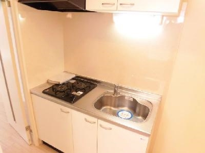 アークリード西院のキッチン|２口ガスキッチン