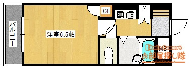 ダイナコート久留米レジックスの間取り