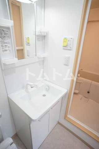 フォルトゥーナ津田沼の独立洗面台|シャンプードレッサーでしっかり朝の身支度