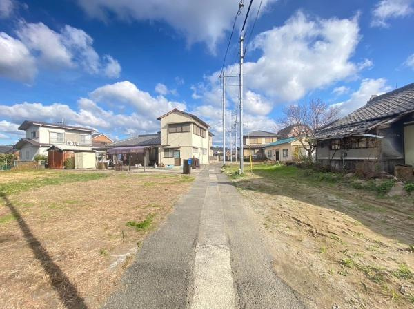 和歌山市松江西3丁目　土地の前面道路含む現地写真