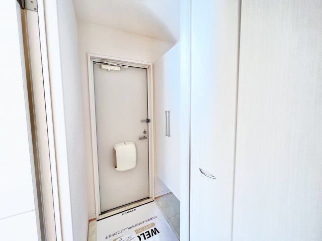 ハイツ クリノンの玄関