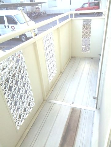 ヴィラモデルナBのバルコニー