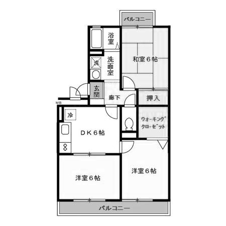 ドゥリームISの間取り