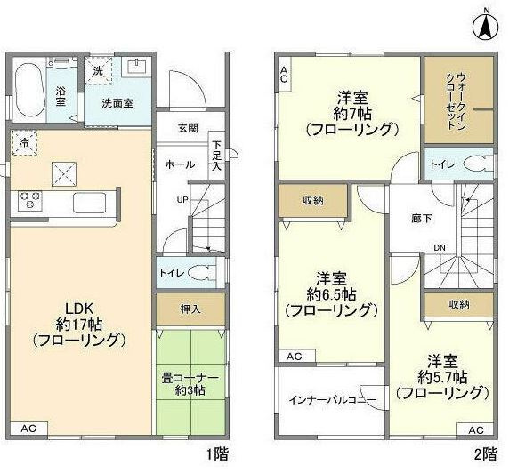 Kolet千葉小深町の間取り