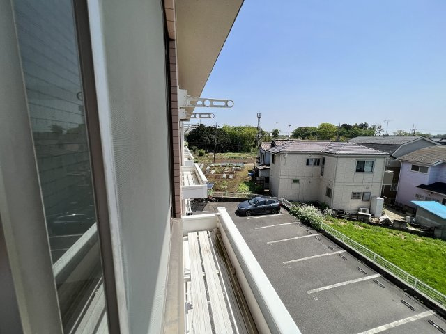 ワラビコーポのバルコニー|※別部屋参考写真